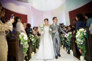 ヒルトン福岡シーホーク結婚式 力石様ご夫妻 レポート画像1