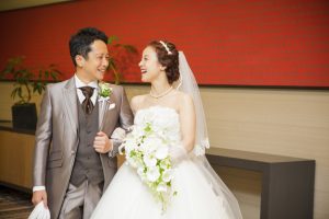 ヒルトン福岡シーホーク結婚式 板谷様ご夫妻 画像1